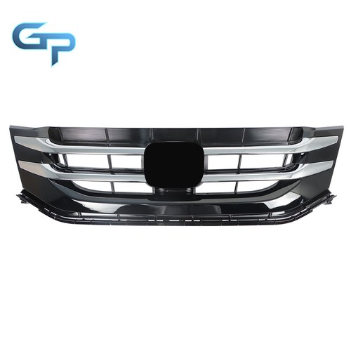 Front Bumper Grille Black Grill W/Chrome Trim Fit For 2014-2017 Honda Odyssey - 第 2/16 張圖片