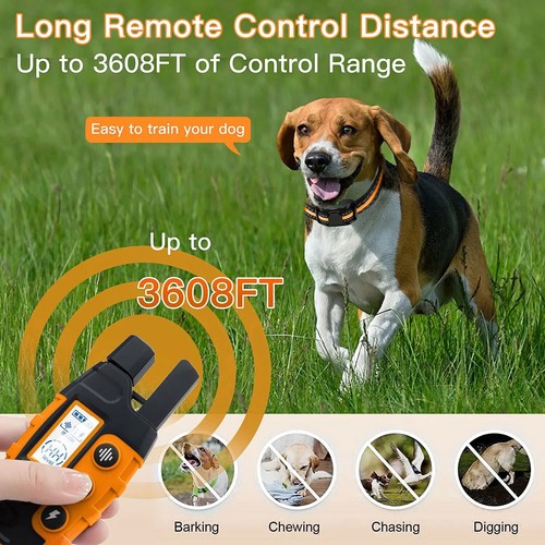 3300Ft Dog Training Collar with Remote Rechargeable Waterproof E Collar - Picture 3 of 23