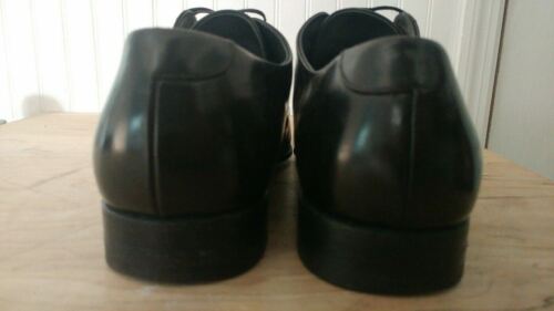 Scarpe da uomo Prada Plain Toe Bluchers nere derby taglia 8 2e 0171 moda avanti - Foto 5 di 9