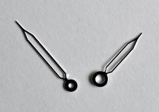 SET LANCETTE PER OROLOGIO DA POLSO IWC MARK XI BIANCO 12 RAF 6B/346 AIR MINISTERIAL PILOT