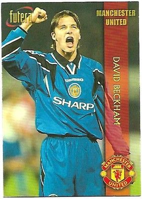RARE DAVID BECKHAM MANCHESTER UNITED FUTERA ROOKIE TRADE CARD. No 