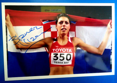 AUTOGRAMM VON BLANKA VLASIC AUF FOTO FORMAT 10 X 15 CM
