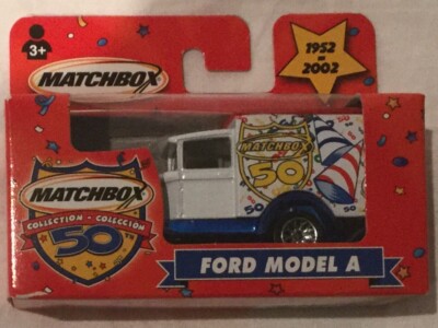 Matchbox 50 Collection Small Scale - London Bus Fire Saver Ford Model A 1962 VW