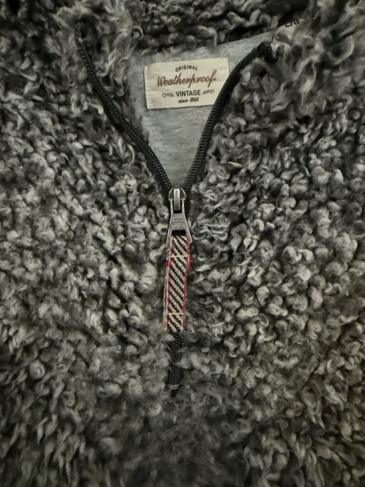 Weatherproof Variegated Gray Pullover Lined Sweat… - image 4