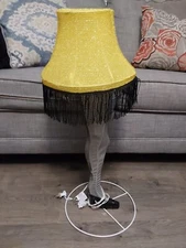 Kurt Adler Leg Lamp 3D Tinsel Lighted Lawn Decor, 28-Inch