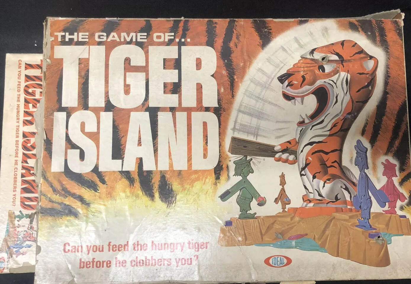 The Game Of Tiger Island 1966 Ideal Toy Board 31817 2618-7 Vintage Rare Parts