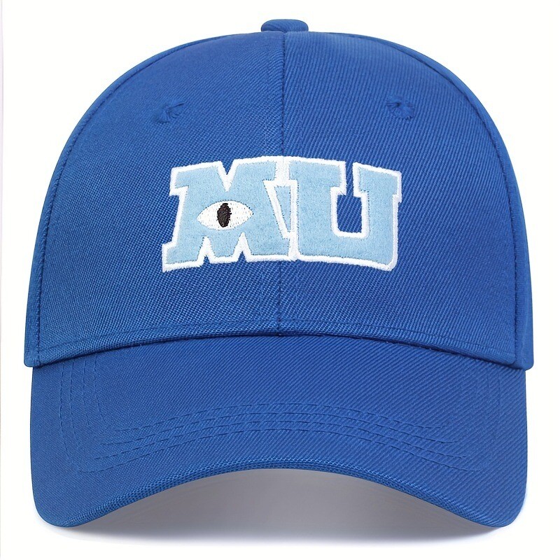 Pixar Movie Monsters University Baseball Cap Sulley Mike MU Snapback ...