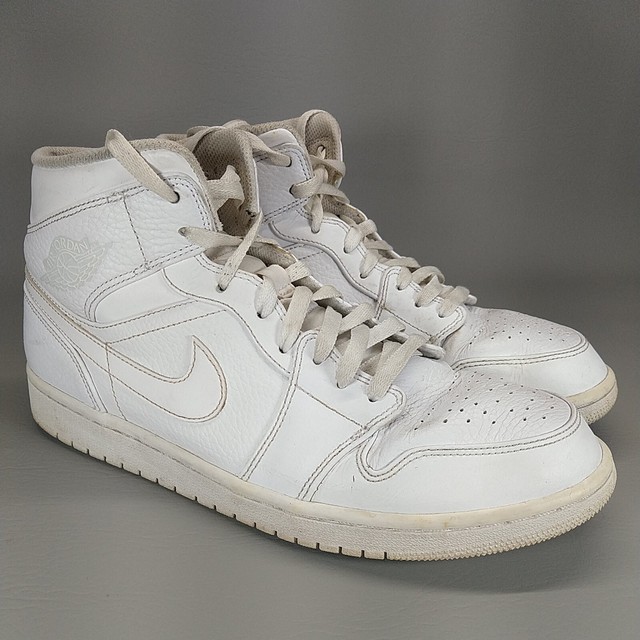 Size 10.5 - Jordan 1 Mid Triple White 