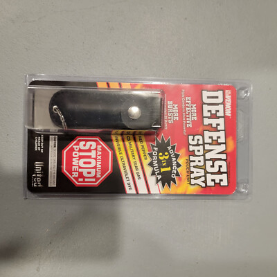 Venom Red Pepper Self Defense Spray - MAX Stop Power.  PLUS FREE Personal Alarm.