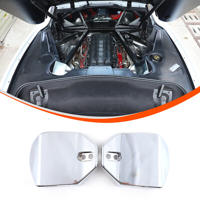 ABS Chrome Absorber Shock Tower Trim For Corvette C8 Stingray Z06 Z51 2020-2026