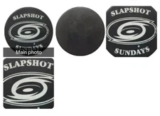 CAROLINA HURRICANES NHL OFFICIAL  SLAPSHOT SUNDAYS PUCK VINTAGE 🇸🇰 VEGUM MFG.