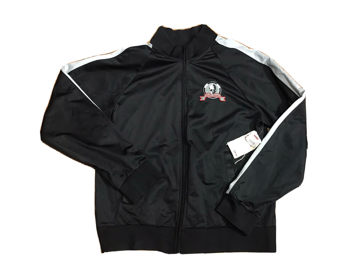 Parts by Machine Clothing Company Track Jacket Black Gray Parts by Machine Clothing Company Track Jacket Black Gray