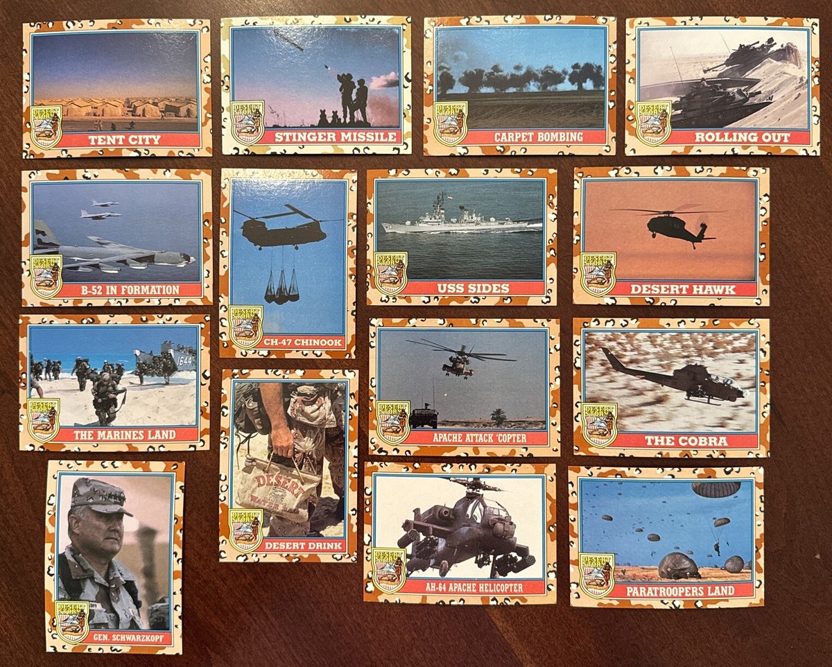 1991 Topps Desert Storm Series 2 Set Of 88 Trading Cards