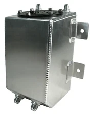 NEW 1 GALLON ALUMINUM FUEL CELL WITH SAFETY FOAM,DRAG RACE STREET,STRIP GAS TANK