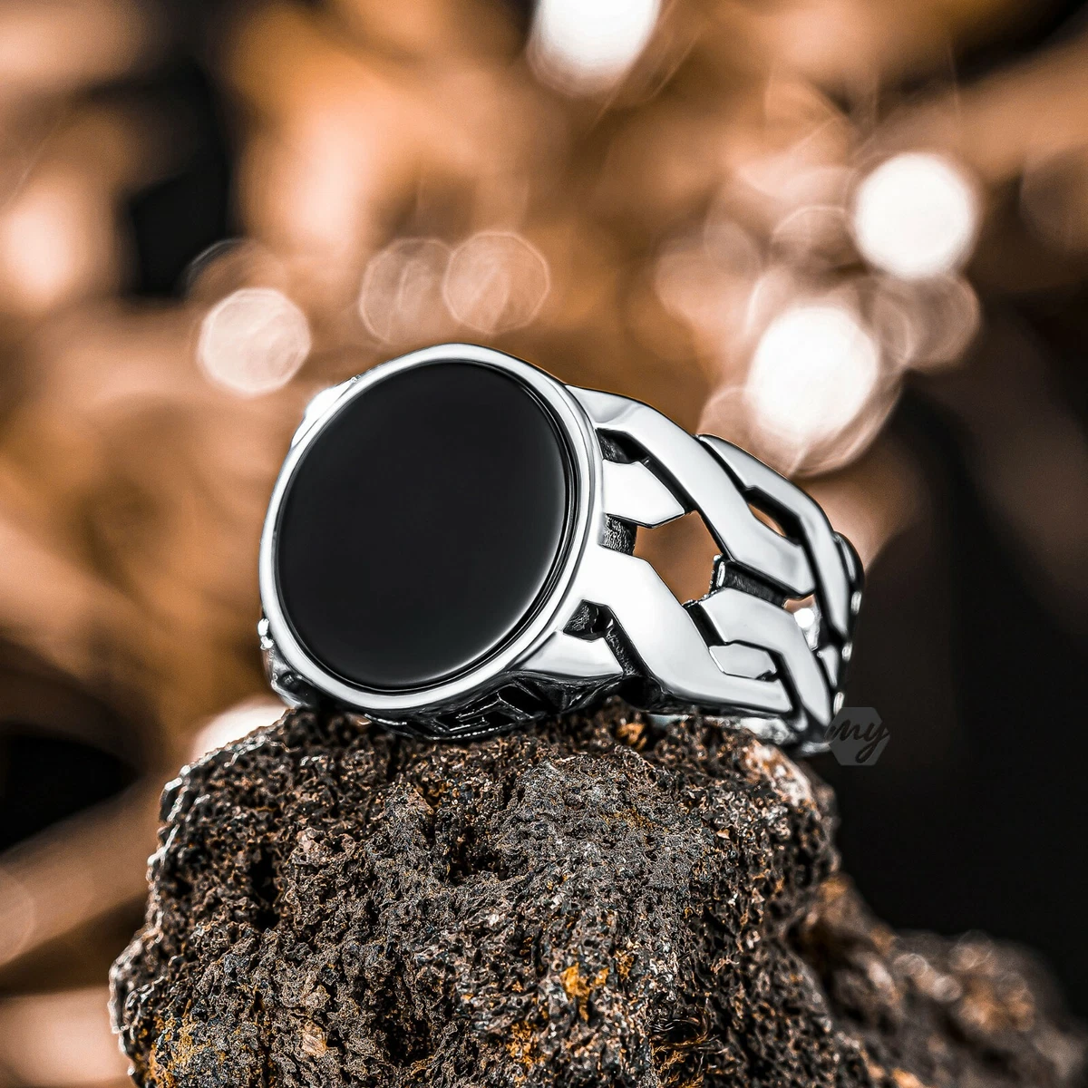 Silver ring men | Plain ring 5 mm | Design Mila Silver | Free shipping!