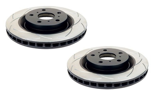 dba front t2 slotted brake rotor pair dba017s fits hsv commodore