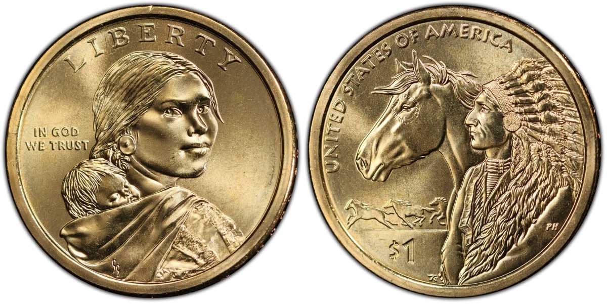 2012-D Trade Routes Sacagawea Native Dollar $1 Coin Denver mint