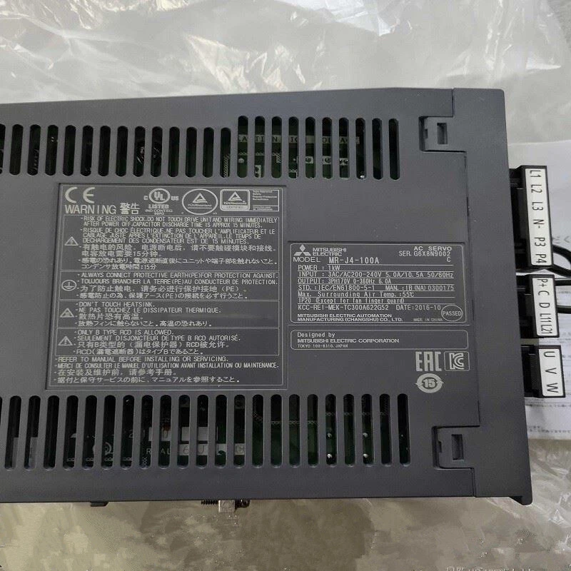 Mitsubishi AC Servo Drive MR-J4-100A New In Box Fast Ship 1PCS - Image 3 of 4