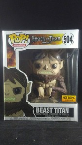 attack on titan beast titan funko pop