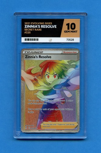 Zinnia's Resolve graded ACE 10 for sale on eBay