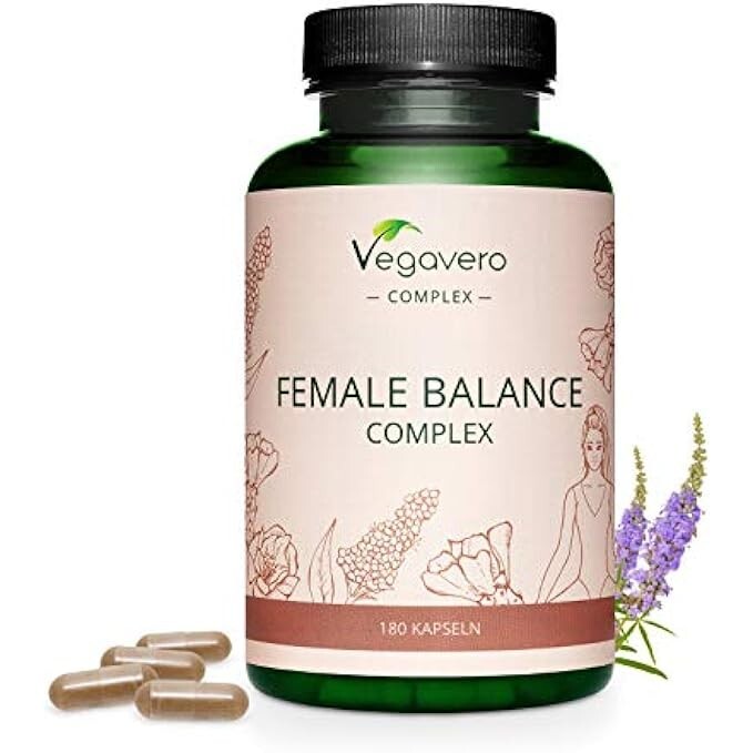 Female Balance: Benessere Ciclico e Supporto PMS con Agnocasto e Zinco