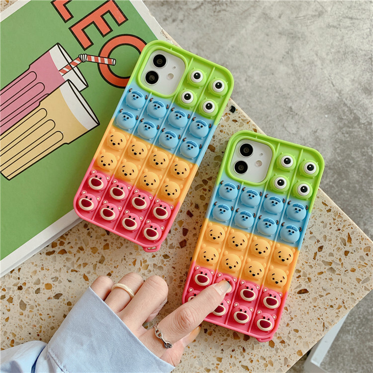 New Monster And Animal Faces Fidget Push Bubble Phone Case For IPhones 6-13 | eBay New Monster And Animal Faces Fidget Push Bubble Phone Case For IPhones 6-13 | eBay