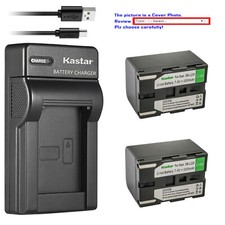 Kastar Battery Slim USB Charger for Samsung SB-L220 VP-D39 VP-D390 Camcorder