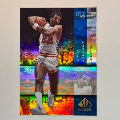 2010-11 SP Authentic #F/X-31 Clyde Drexler Holo FX Houston Cougars