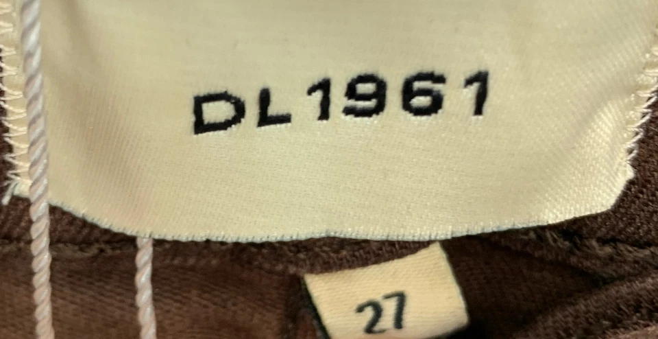 DL1961 Womens Brown Bridget Boot High-Rise Pants sz 27 - Image 3 of 4