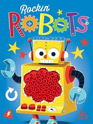 Rockin Robots - Silicone Touch and Feel Board Book - Sensory Board Book - GOOD