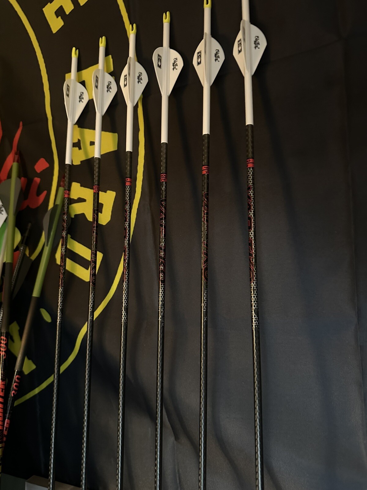 Victory VAP TKO SPORT 400 CUSTOM WRAPPED ARROWS ALL WHITE 6 Pack eBay