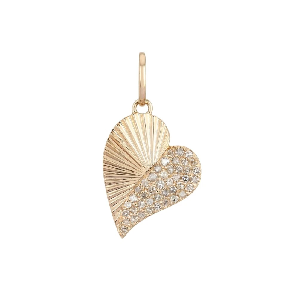 Ожерелье в форме сердца с подвеской в виде сердца из стерлингового серебра 925 пробы со вспышкой звездообразования - Изображение 3 из 3