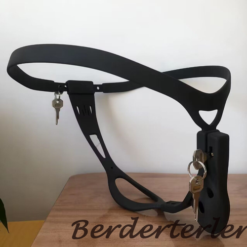 New 3D Print Resin Male Customizable Chastity Belt Long Cage Lock ...