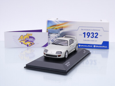 Solido S4314002 # Toyota Supra MK4 2JZ Baujahr 1993 '' silbermetallic '' 1:43 NEU