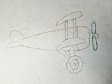 Vintage RAID Bug Spray TV COMMERCIAL Animation Production Pencil Drawing SC6-C19