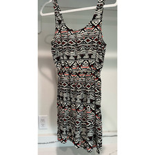 Aztec Print Sleeve Dress Back Cut Out Women's Size Medium Forever 21