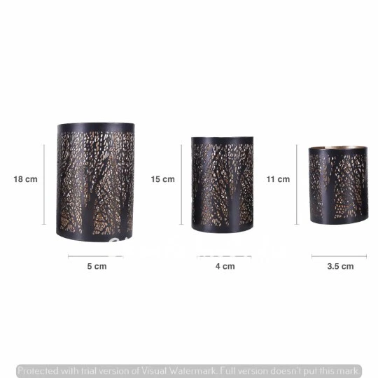 3 peças abajur marroquino suporte de vela, lustres abajur, abajur de cabeceira de piso de metal - Imagem 2 de 4