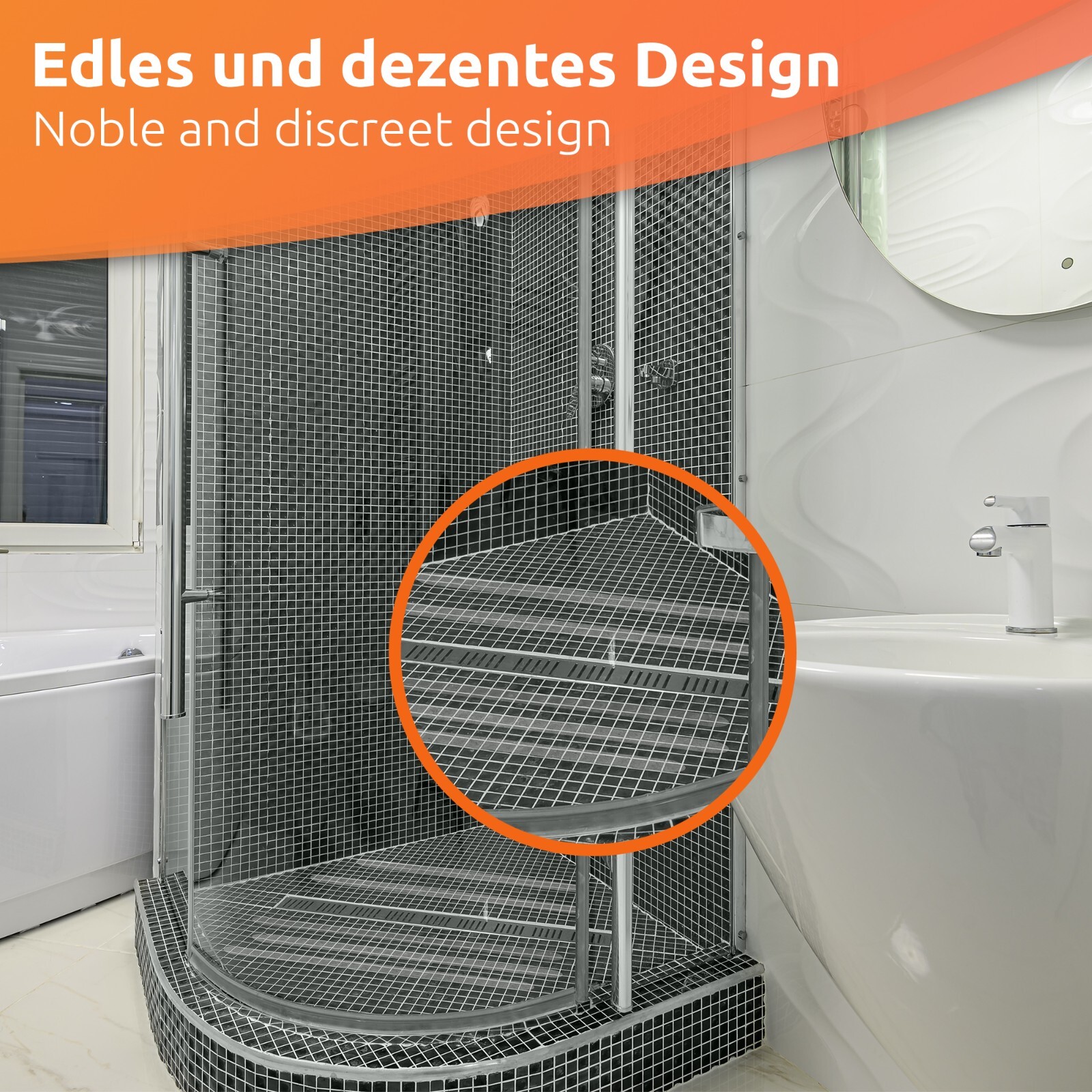 Dichtungsband Selbstklebend Anti-Rutsch-Beschichtung Für Dusche, Badewanne, Fliesen, Treppe, Holz, Grip 7981 Anti Rutsch Badewanne