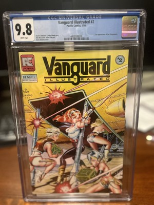 Vanguard Illustrated #2 CGC 9.8 1984 Pacific Comics Dave Stevens Cover Key!