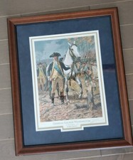 Gen. George Washington Campaign 1776 Print - close-up view