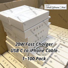 20W Fast Charger USB C Cable Type-C Power Adapter For iPhone 14 13 12 11 X 8 Lot