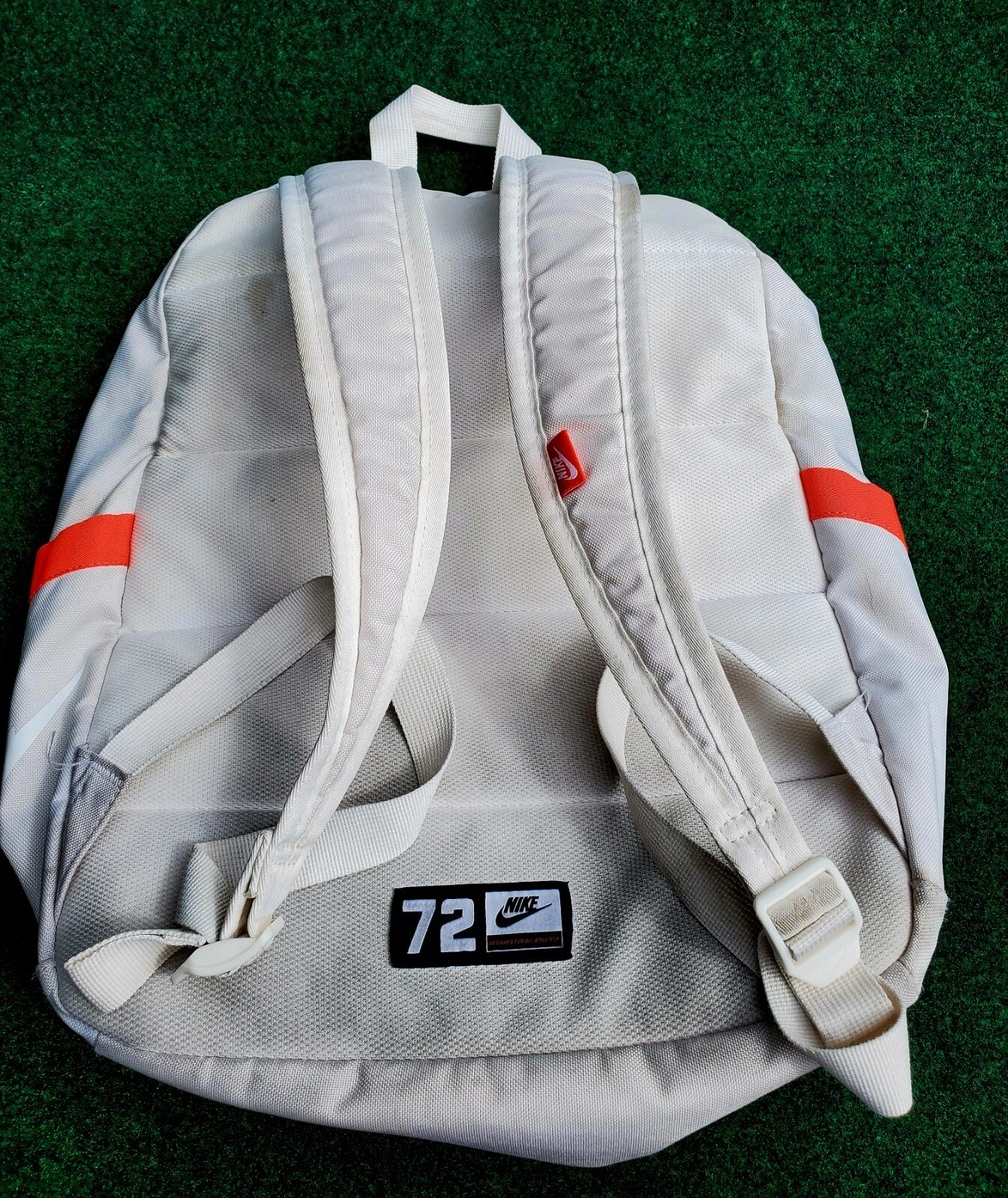 Nike Backpack Laptop School White Zip Pockets Adj Shoulder  display picture 2