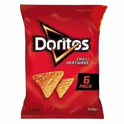 Doritos Chilli Heatwave 30g x 6 pro Packung - 2er Pack