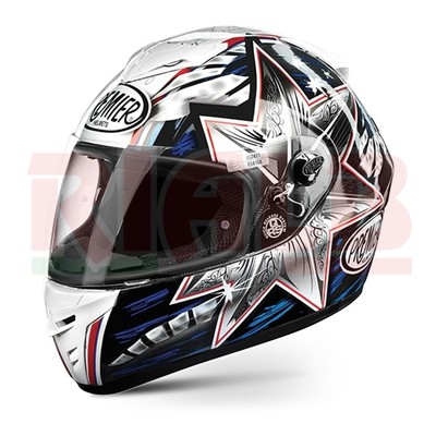 Casco Integrale Premier DRAGON EVO B01 Replica Troy Bayliss - white Taglia  XL | eBay