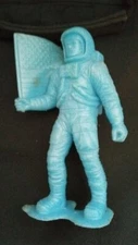 Rare blue Marx 1970 Man on the Moon 5½" H Astronaut figure