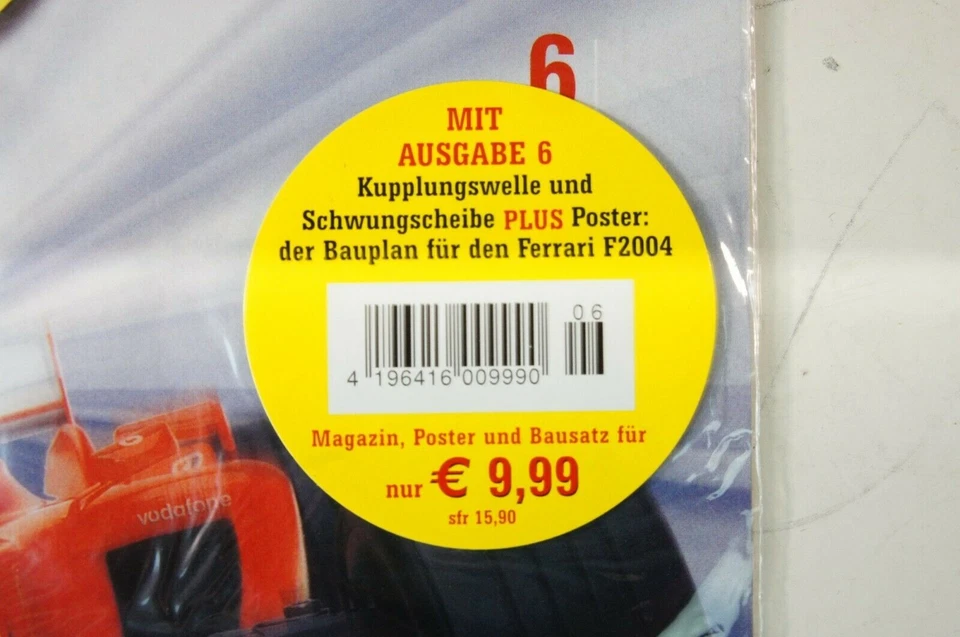 Kyosho DeAgostini Kit Ferrari F2004 / F1-04006 mit Heft OVP Ausgabe Nr.6 - Bild 2 von 4