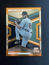 2023 Panini Elite Extra Edition - Jaden Hamm #28 Orange Status /275 (RC)
