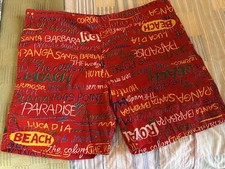 Vintage 80s Original Surf Line Jams Drawstring Hawaiian Shorts Rare Mens Large