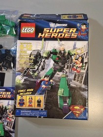 LEGO DC Comics Super Heroes 6862 Superman Power Armor Lex Wonder Women COMPLETE 