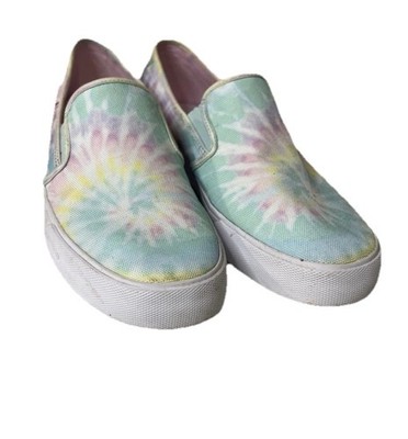 Puma Tie Dye Slip On Sneakers Shoes Women s Size 6 Soft Foam Inserts